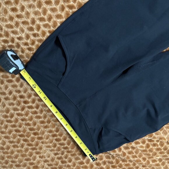 Lululemon Stretch French Terry Joggers Black 33" Inseam Pockets Size 6 - Picture 10 of 11